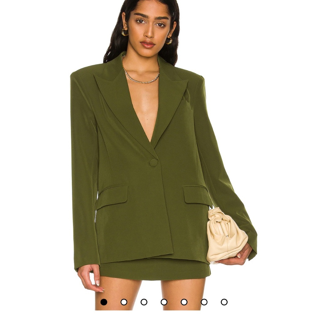 Camila Coelho Forest Green Blazer